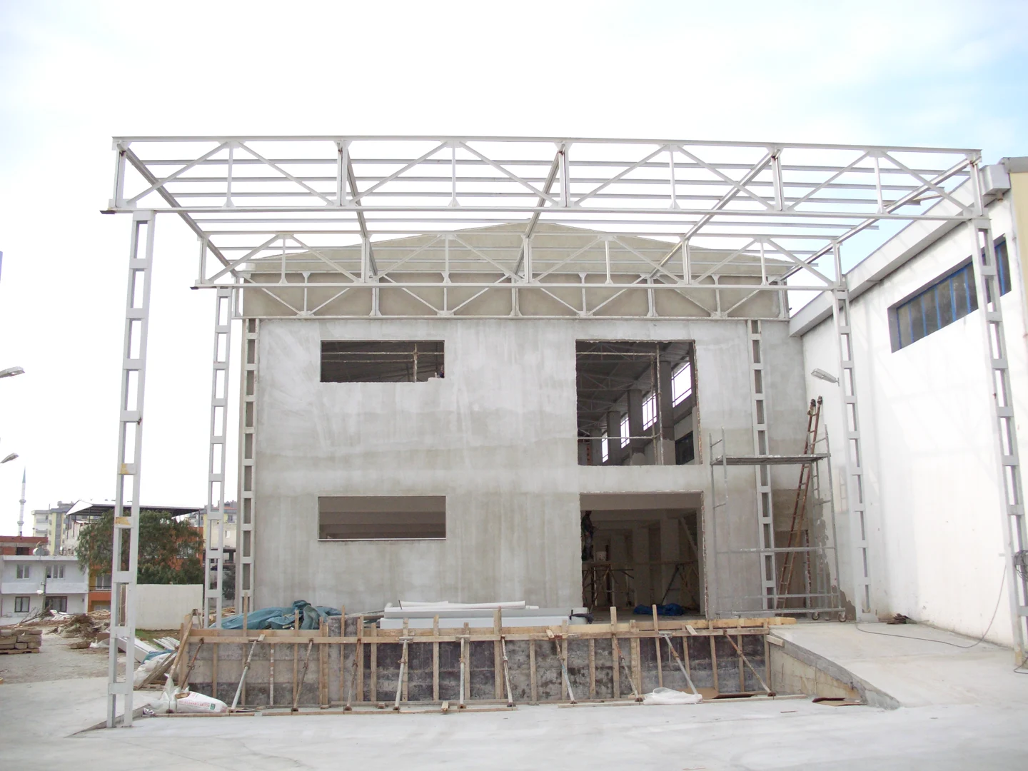 Factory building work from the FlavourTech archive