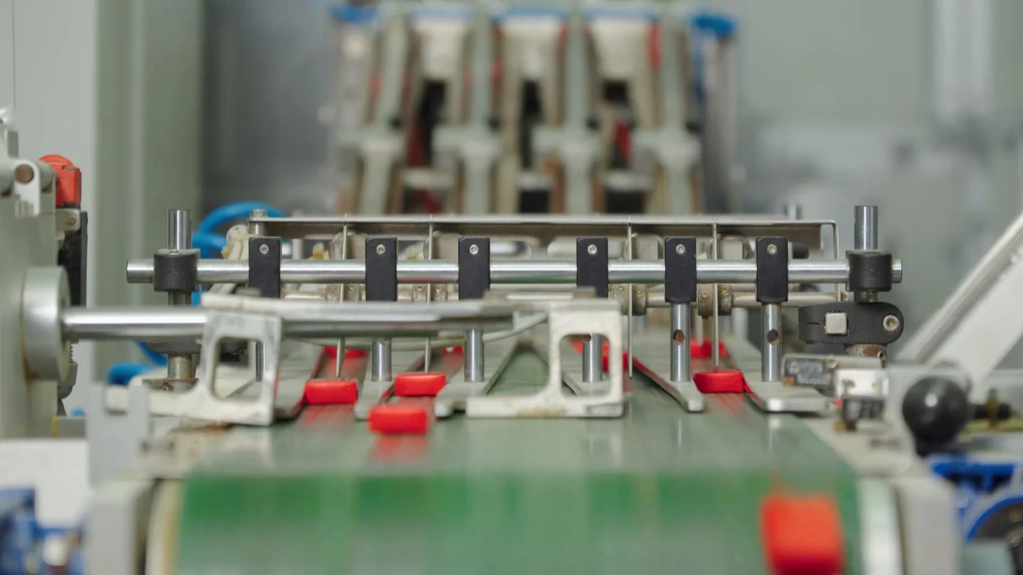 FlavourTech production equipment on a packaging line
