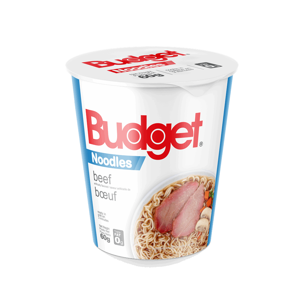 Noodles istantanei Budget - Manzo