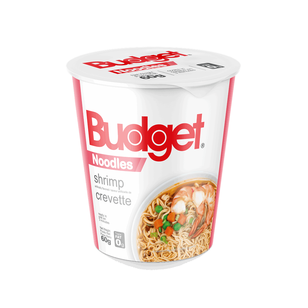Noodles istantanei Budget - Gamberi