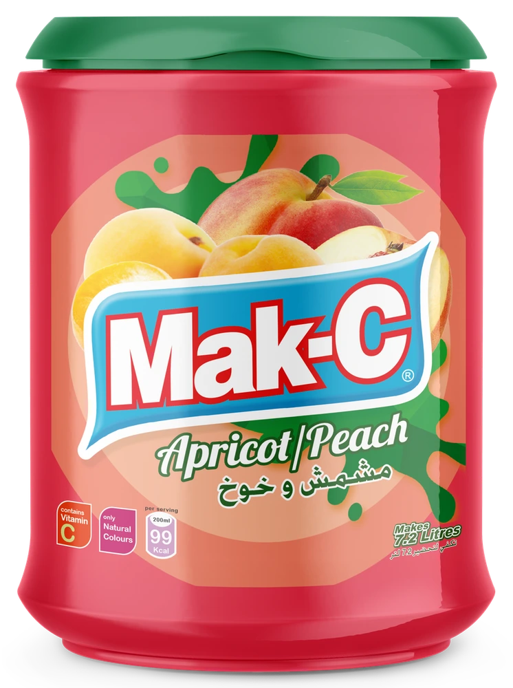 Mak-C Toz içecek · 750g — Kayısı/Şeftali