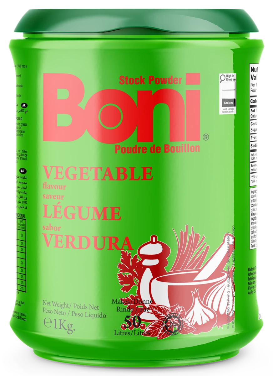 Boni Baharat tozları ve bulyon tozları — Sebze · 1kg