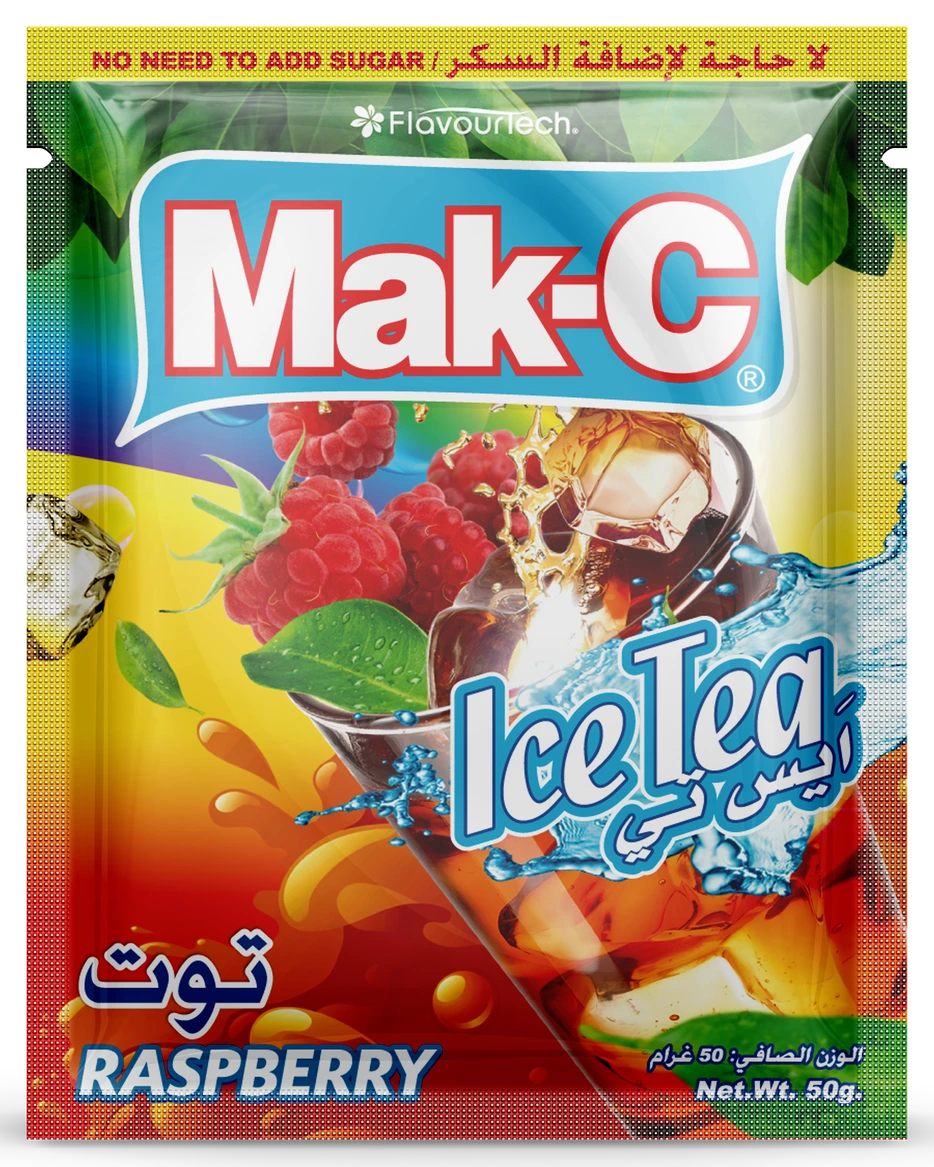 Mak-C Buzlu çay karışımları — Ahududu