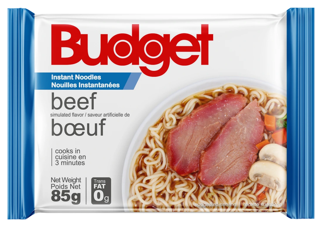 Budget Hazır noodle — Sığır