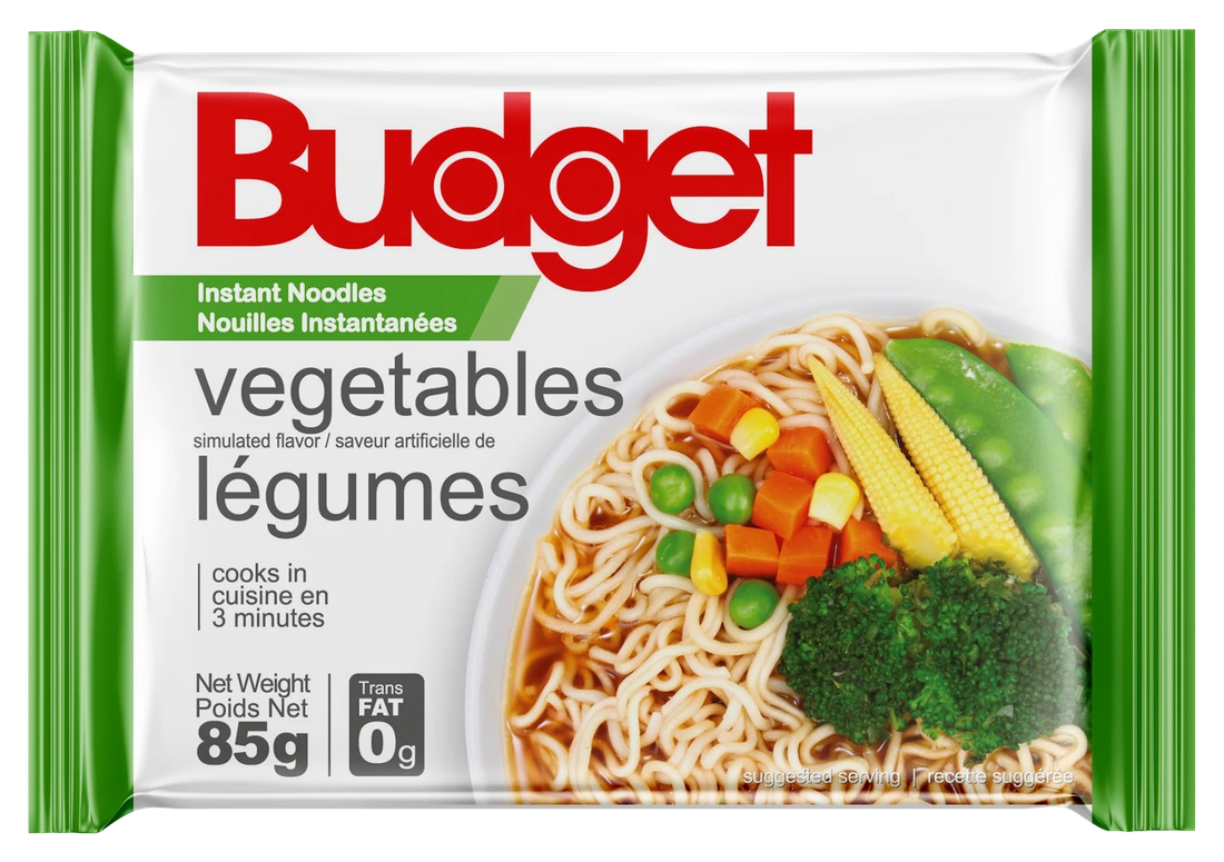 Budget Hazır noodle — Sebze