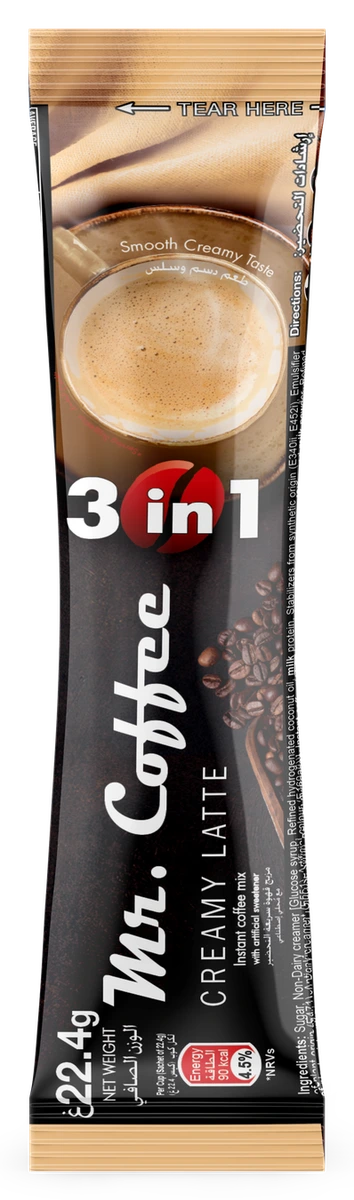 Mr. Coffee Kahve karışımı çubukları — Kremalı Latte