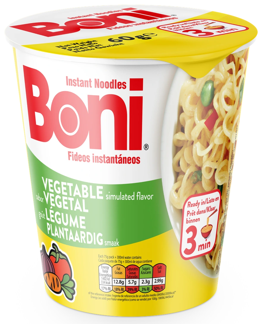 Boni Bardak noodle - Sebze