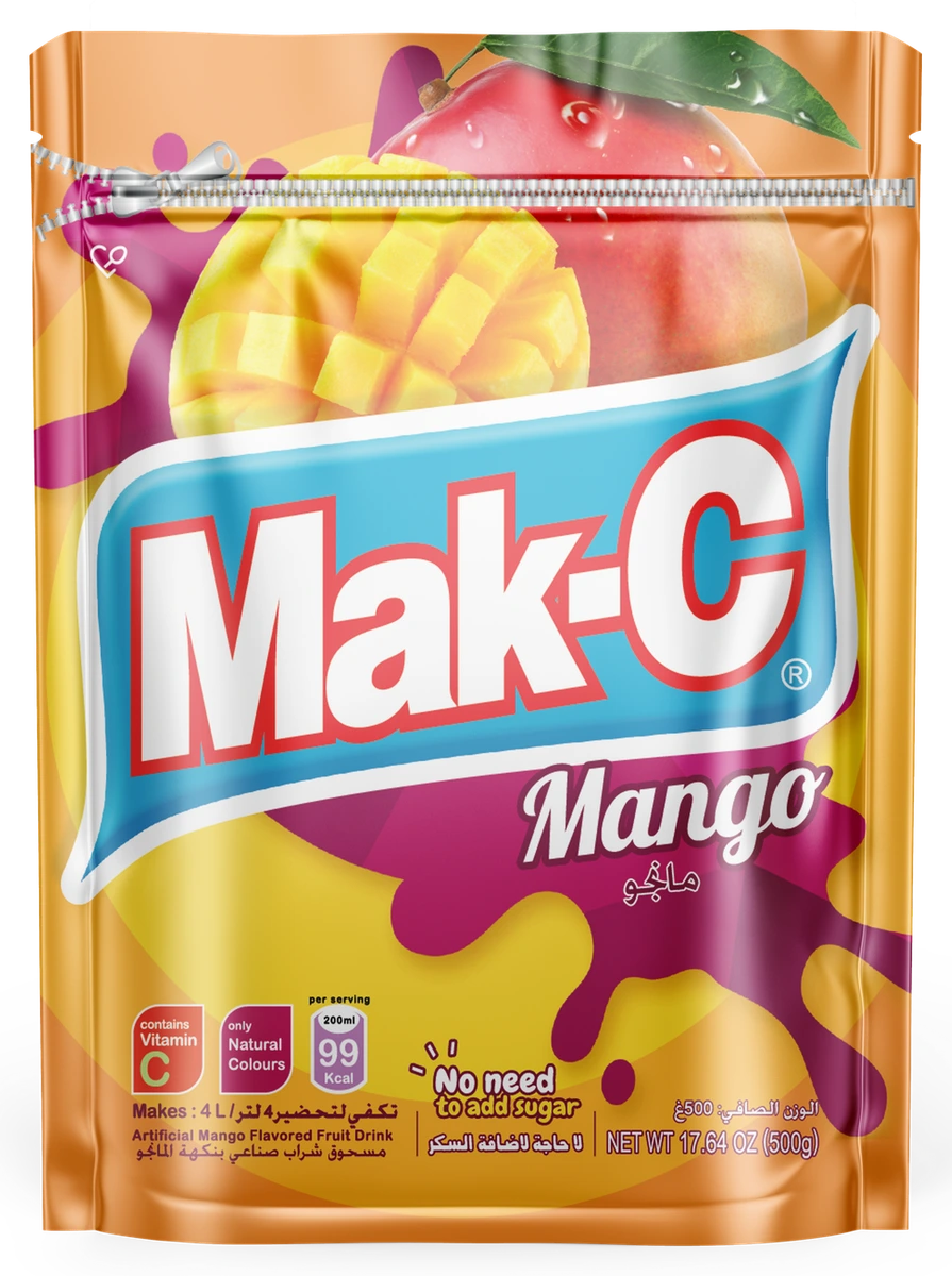Mak-C Toz içecek · 500g — Mango