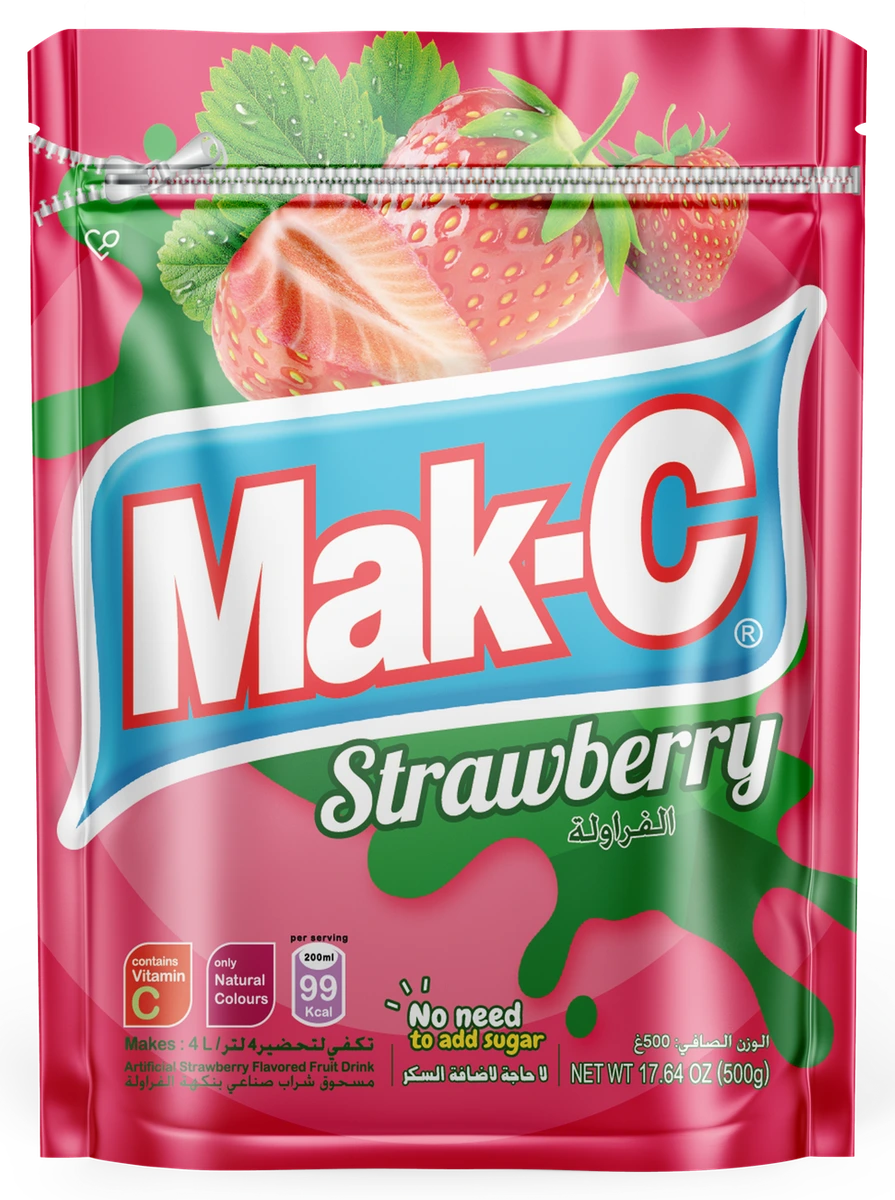 Mak-C Toz içecek · 500g — Çilek