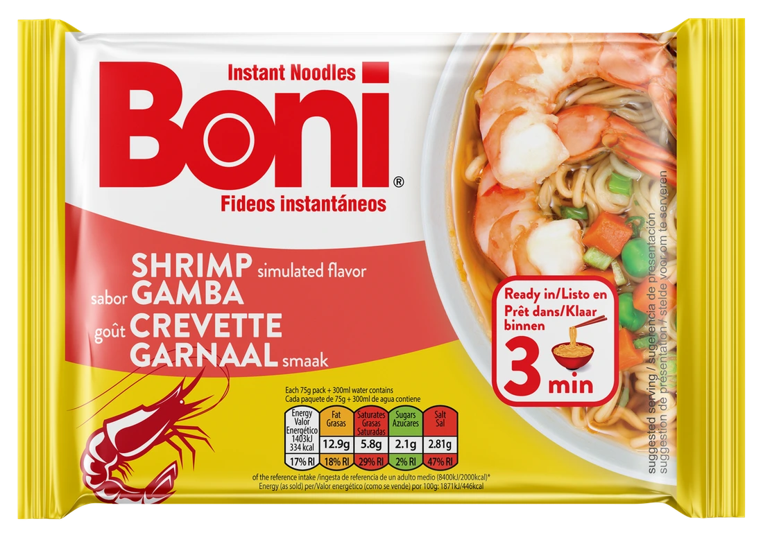 Boni Hazır noodle - Karides