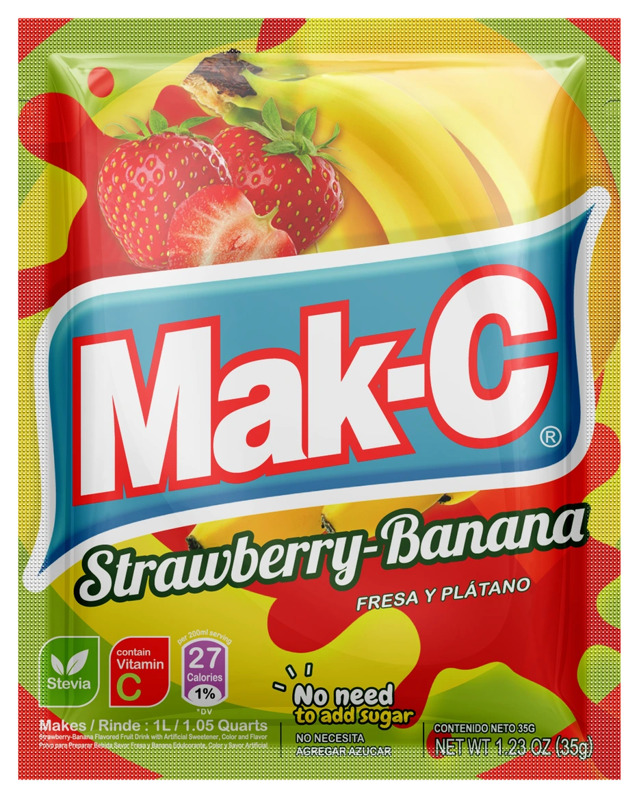 Mak-C Toz içecek · saşe — Çilek-Banana