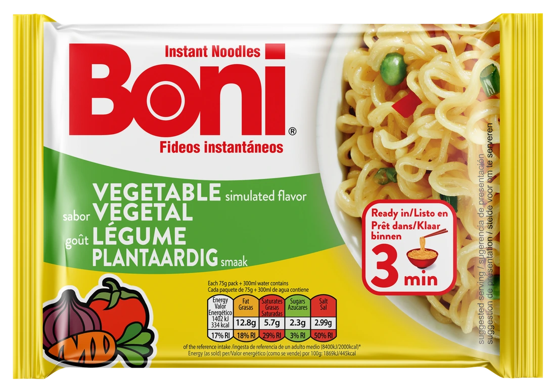 Boni Hazır noodle - Sebze