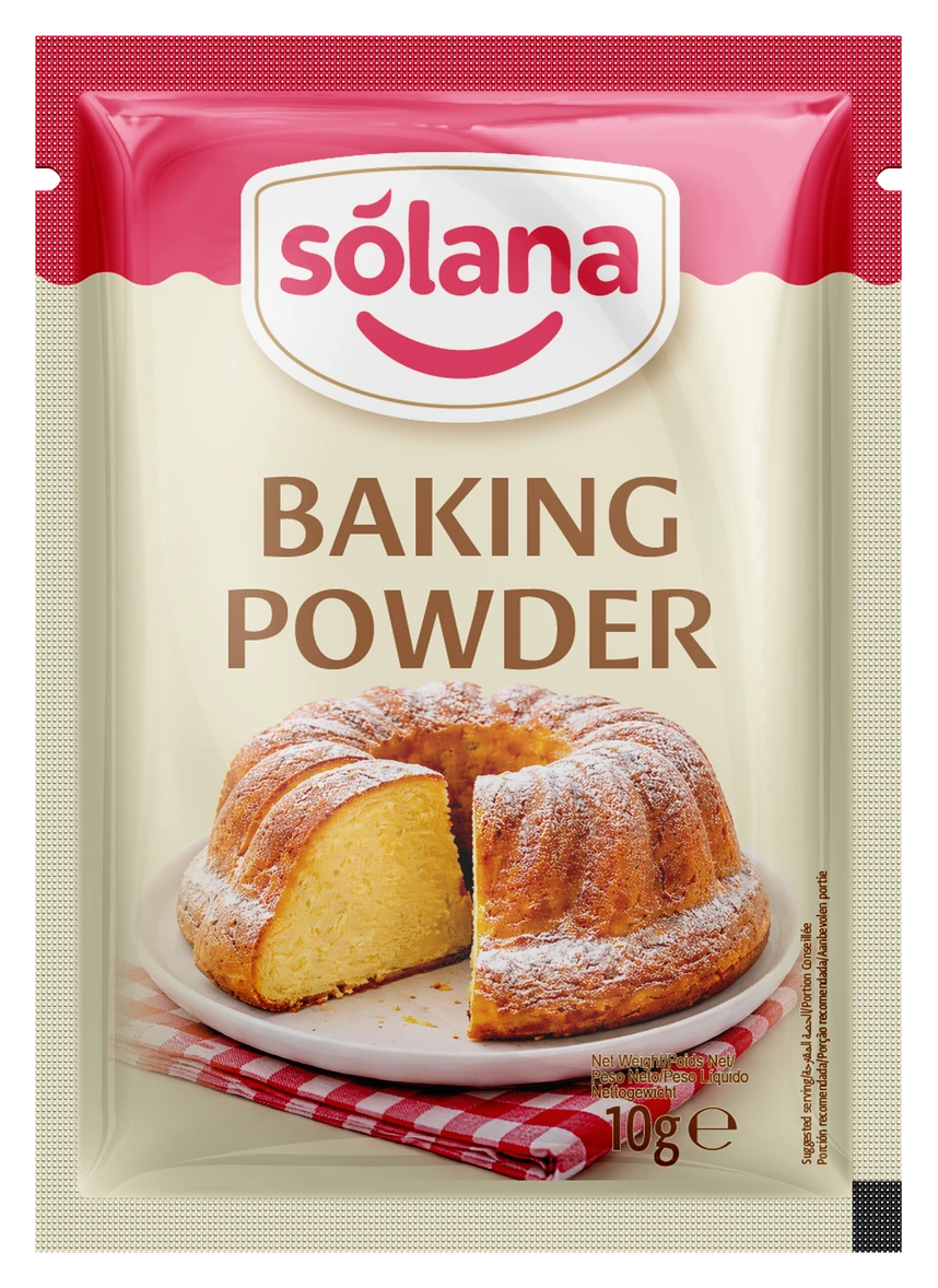 Solana Kabartma tozları & karbonat — Çift Etkili Kabartma Tozu · 10g · Saşe