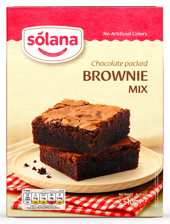 Solana Kek karışımları — Browni · 510g · Kutu
