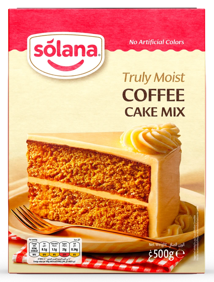 Solana Kek karışımları — Kahve · 432g · Kutu