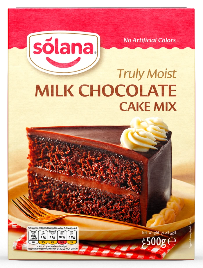 Solana Kek karışımları - Sütlü Çikolata · 500g · Kutu