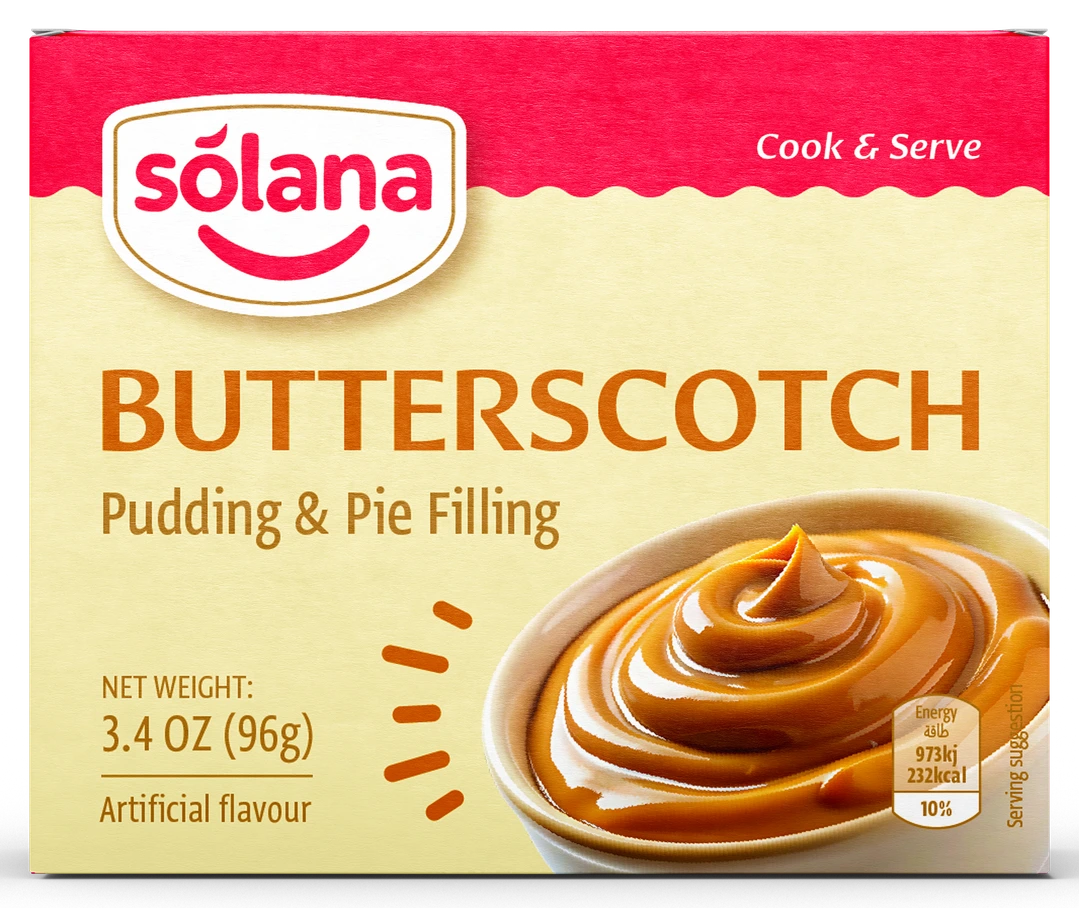 Solana Hazır puding & turta dolgusu — Karamel · 96g · Kutu