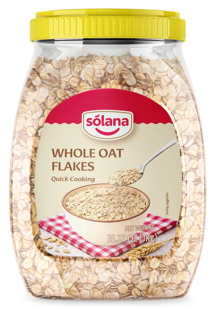 Solana Beyaz & yulaf ezmesi — Yulaf Ezmesi · 1kg · Kavanoz