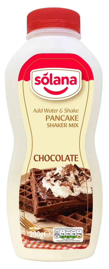 Solana Pankek karışımı (şişede) — Çikolata · 200g · Şişe